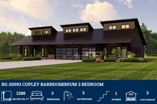 BG-20093 Copley Barndominium House Plan
