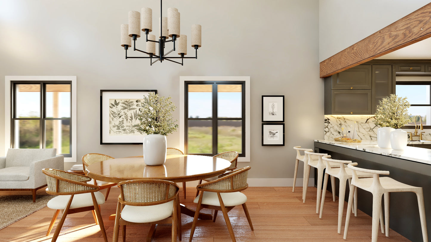 BG-20094 Irvine Barndominium House Plan