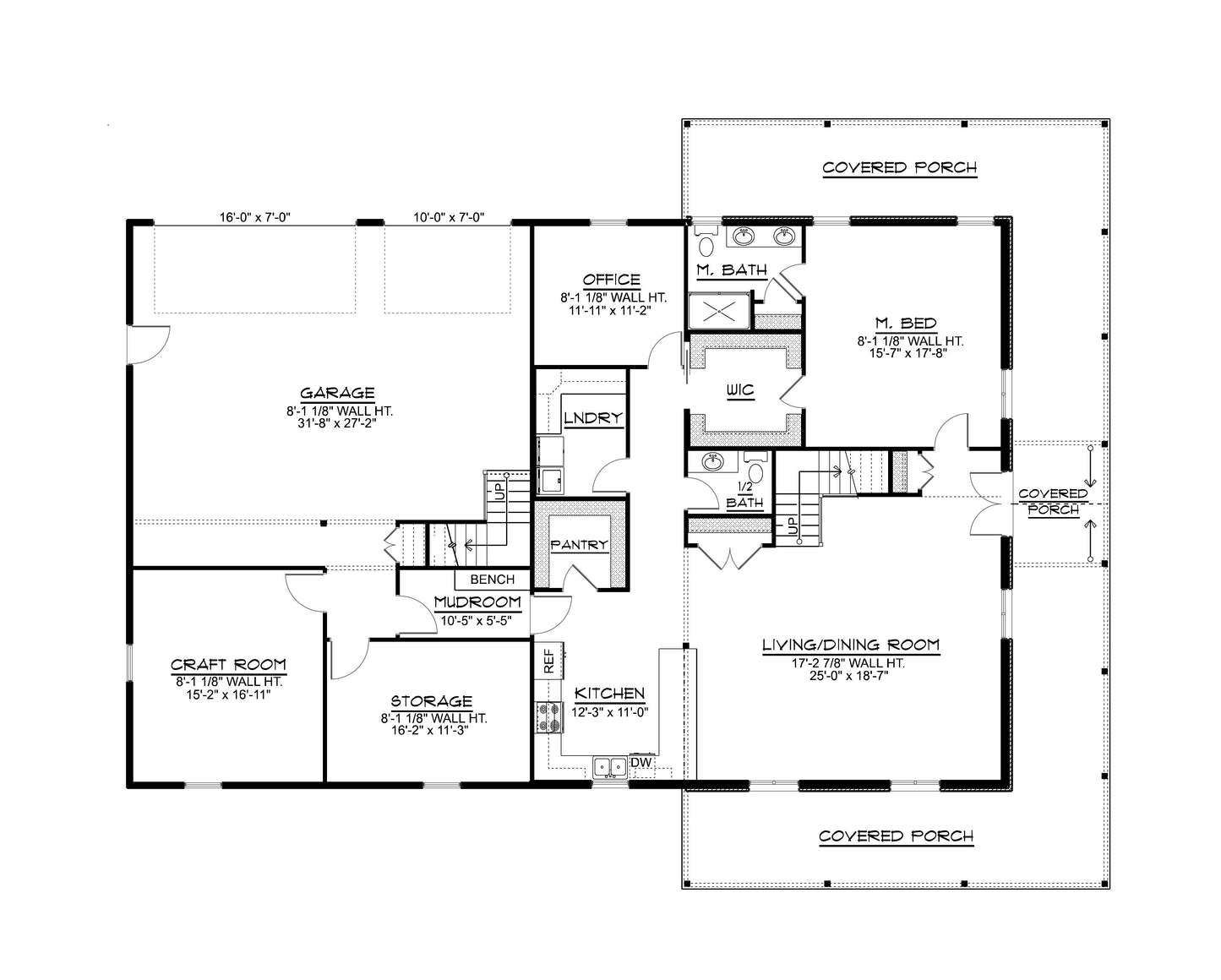 BG-20094 Irvine Barndominium House Plan