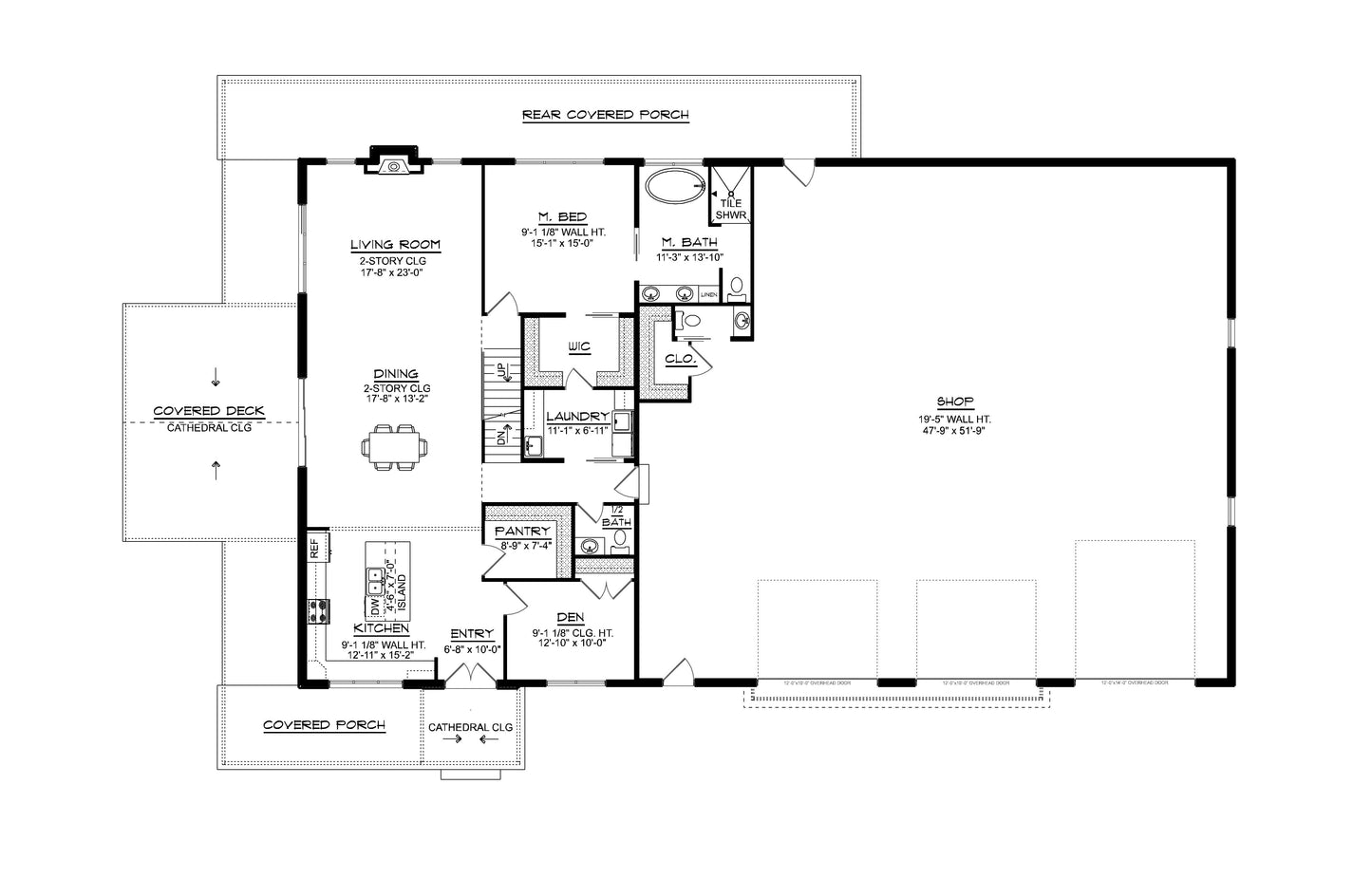 BG-20097 Colby Barndominium House Plan