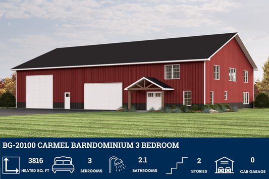 BG-20100 Carmel Barndominium House Plan