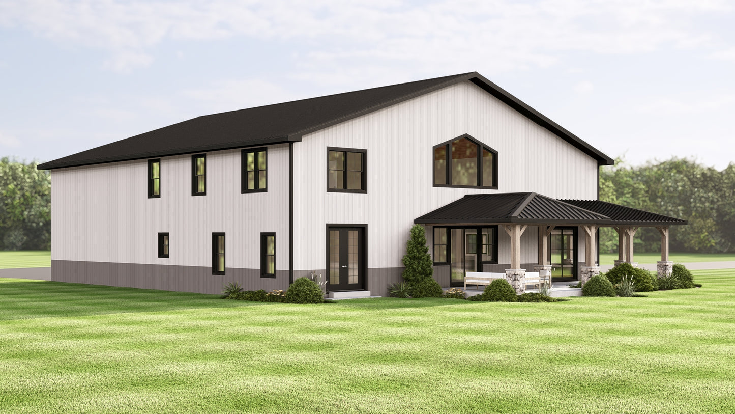 BG-20102 Jack Barndominium House Plan