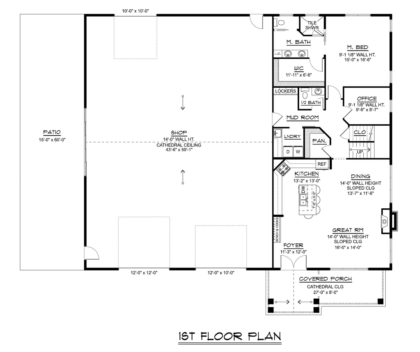 BG-20103 Matilda Barndominium House Plan