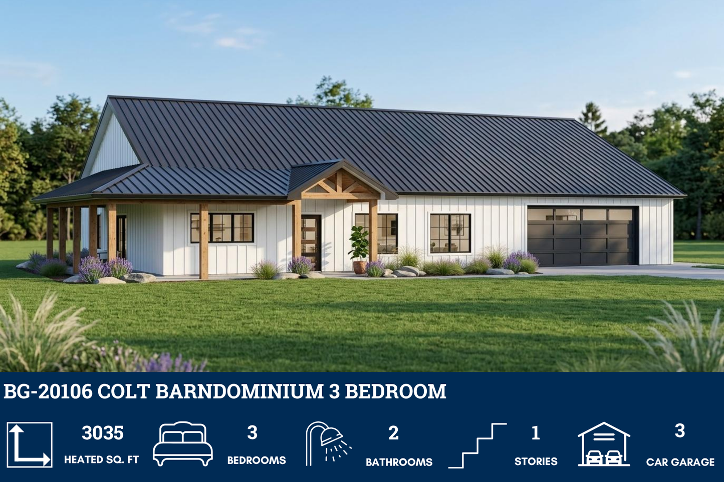 BG-20106 Eleanor Barndominium House Plan