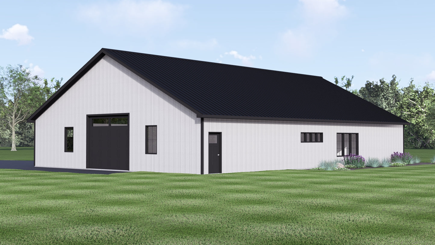 BG-20106 Eleanor Barndominium House Plan