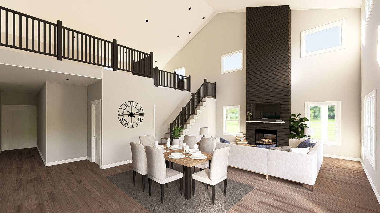 BG-20107 Colt Barndominium House Plan