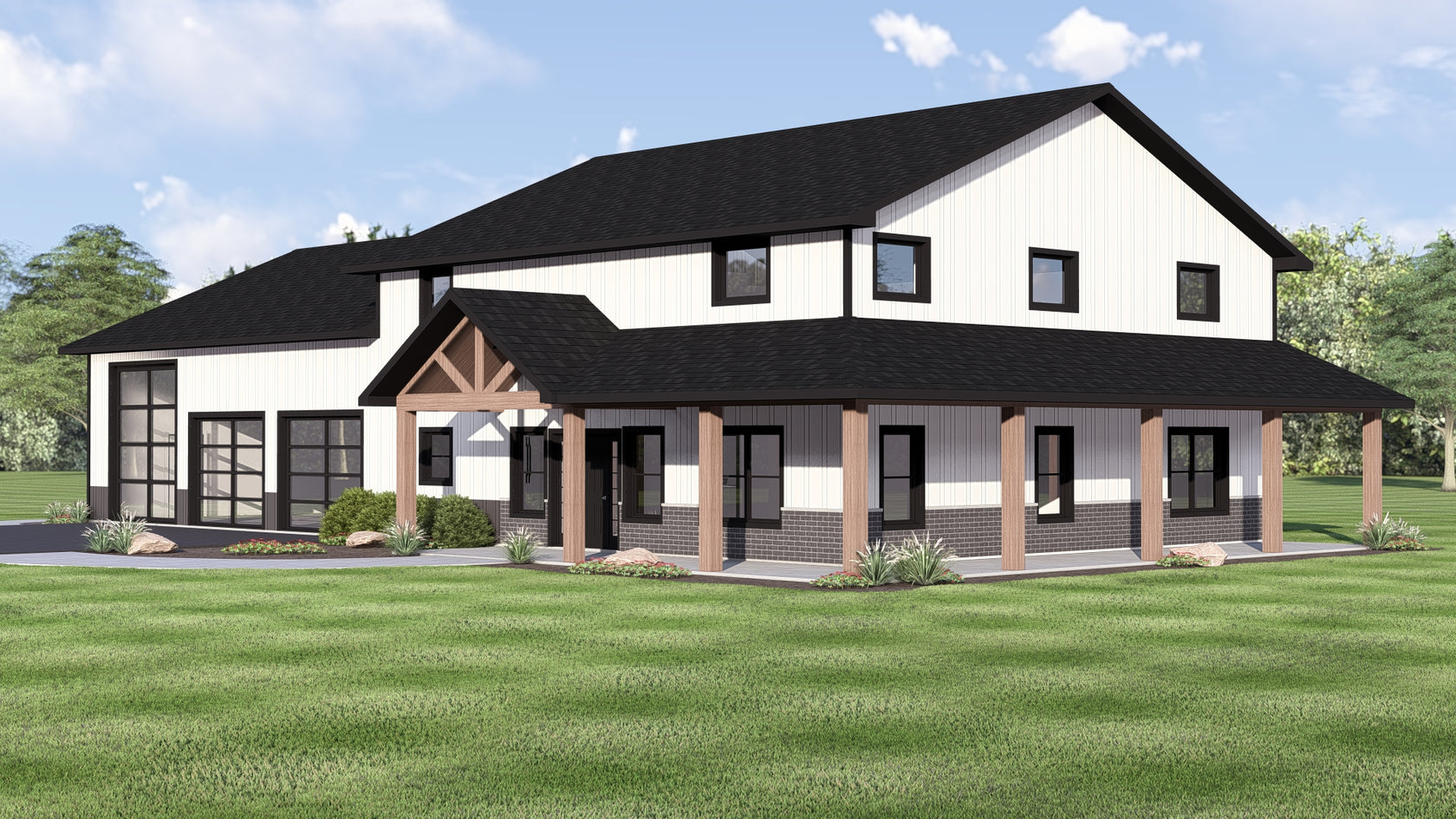 BG-20107 Colt Barndominium House Plan – Barndominium Plans