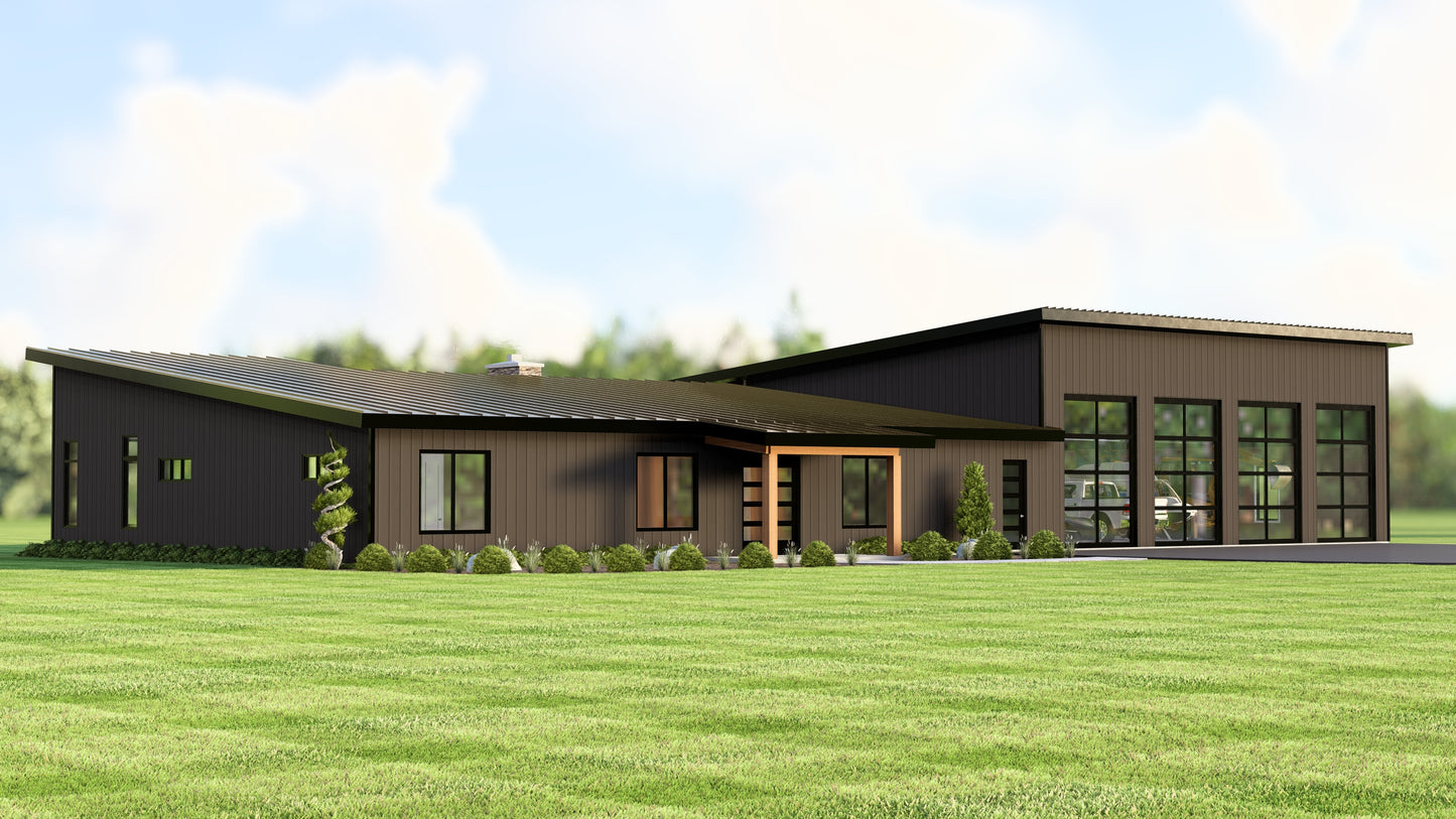 BG-20110 Jones Barndominium House Plan