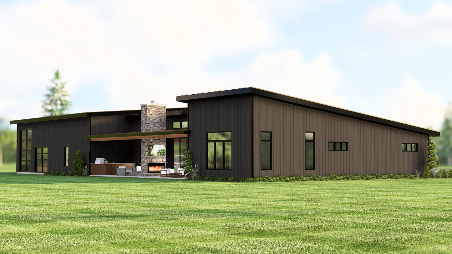 BG-20110 Jones Barndominium House Plan