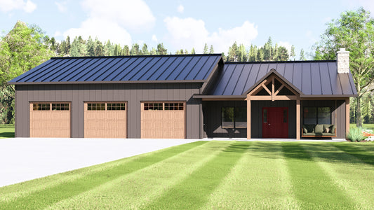 BG-20111 Caroline Barndominium House Plan