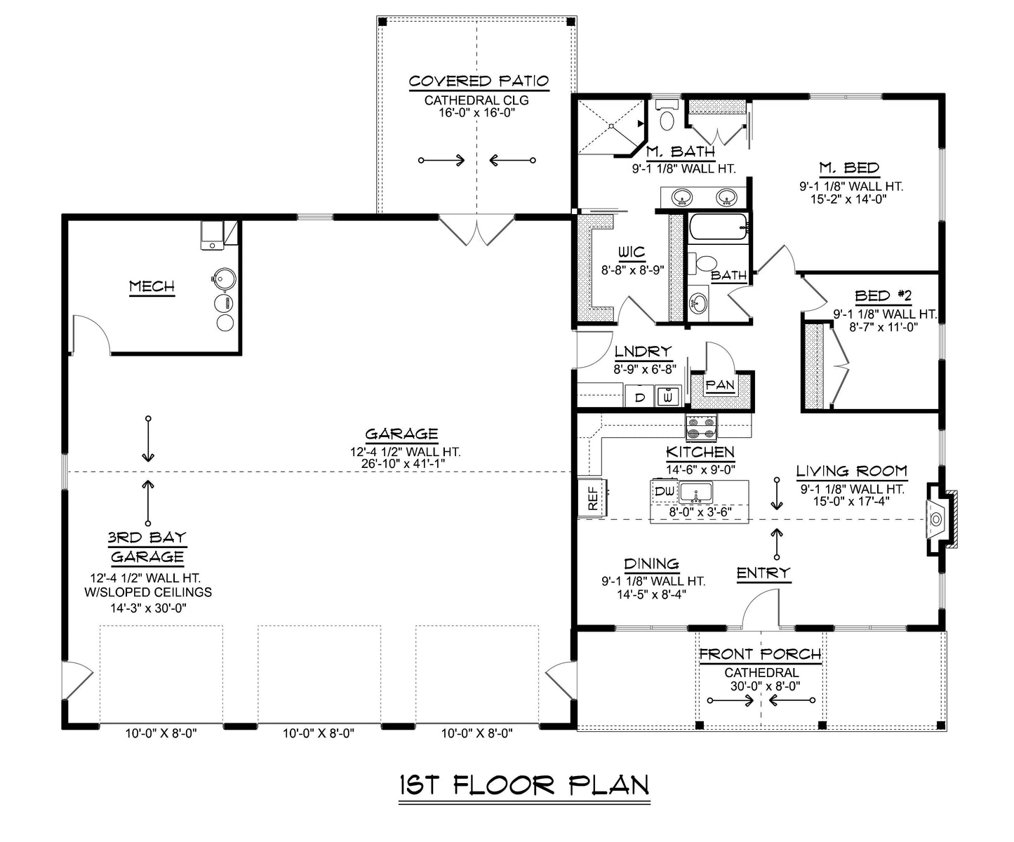 BG-20111 Caroline Barndominium House Plan