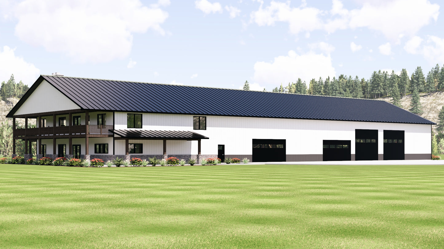 BG-20112 Owen Barndominium House Plan