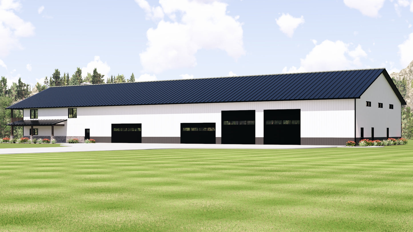 BG-20112 Owen Barndominium House Plan