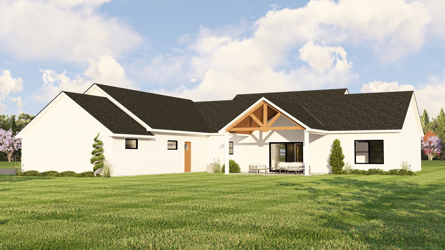 BG-20113 Quinn Barndominium House Plan