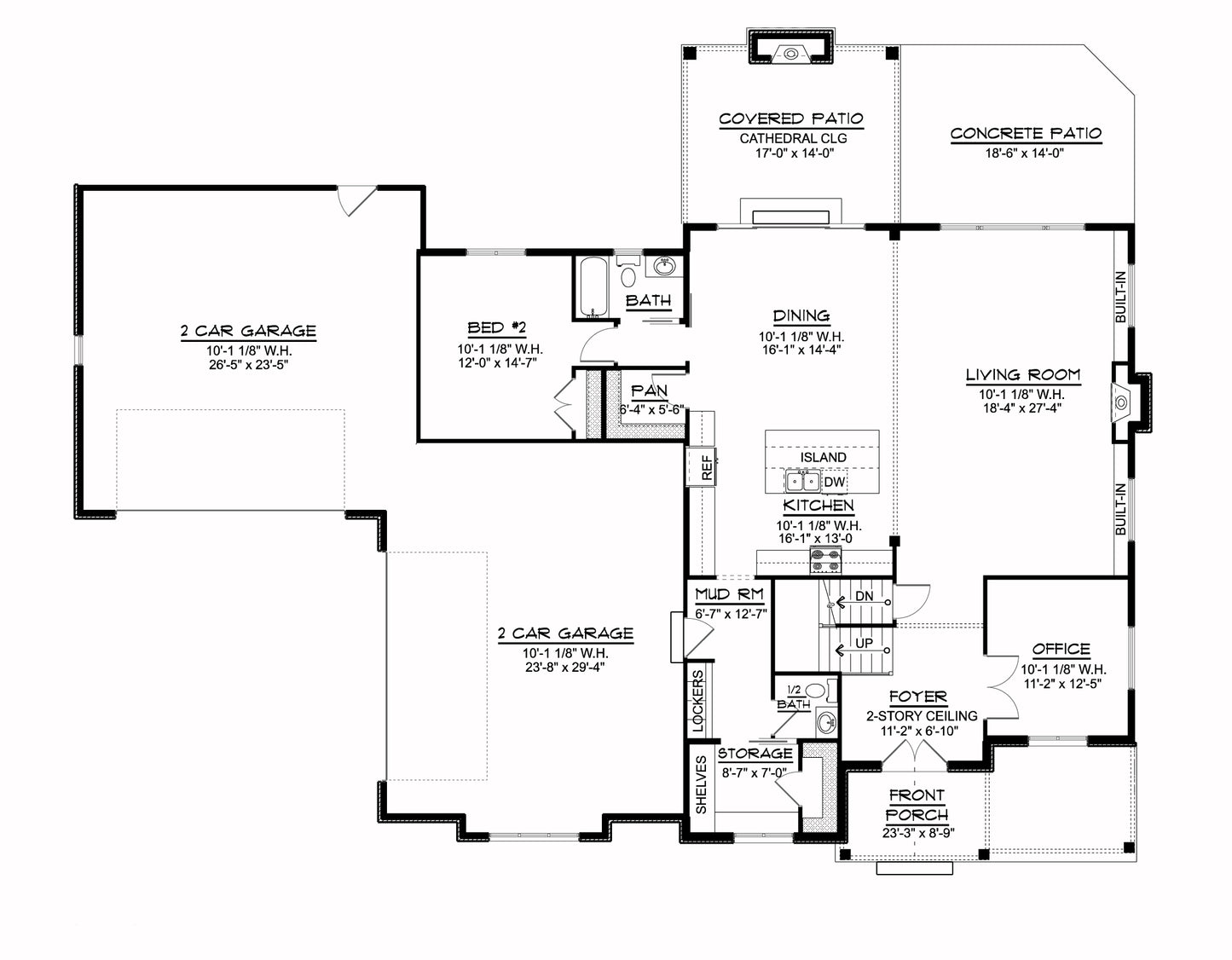 BG-20114 Kelly Barndominium House Plan