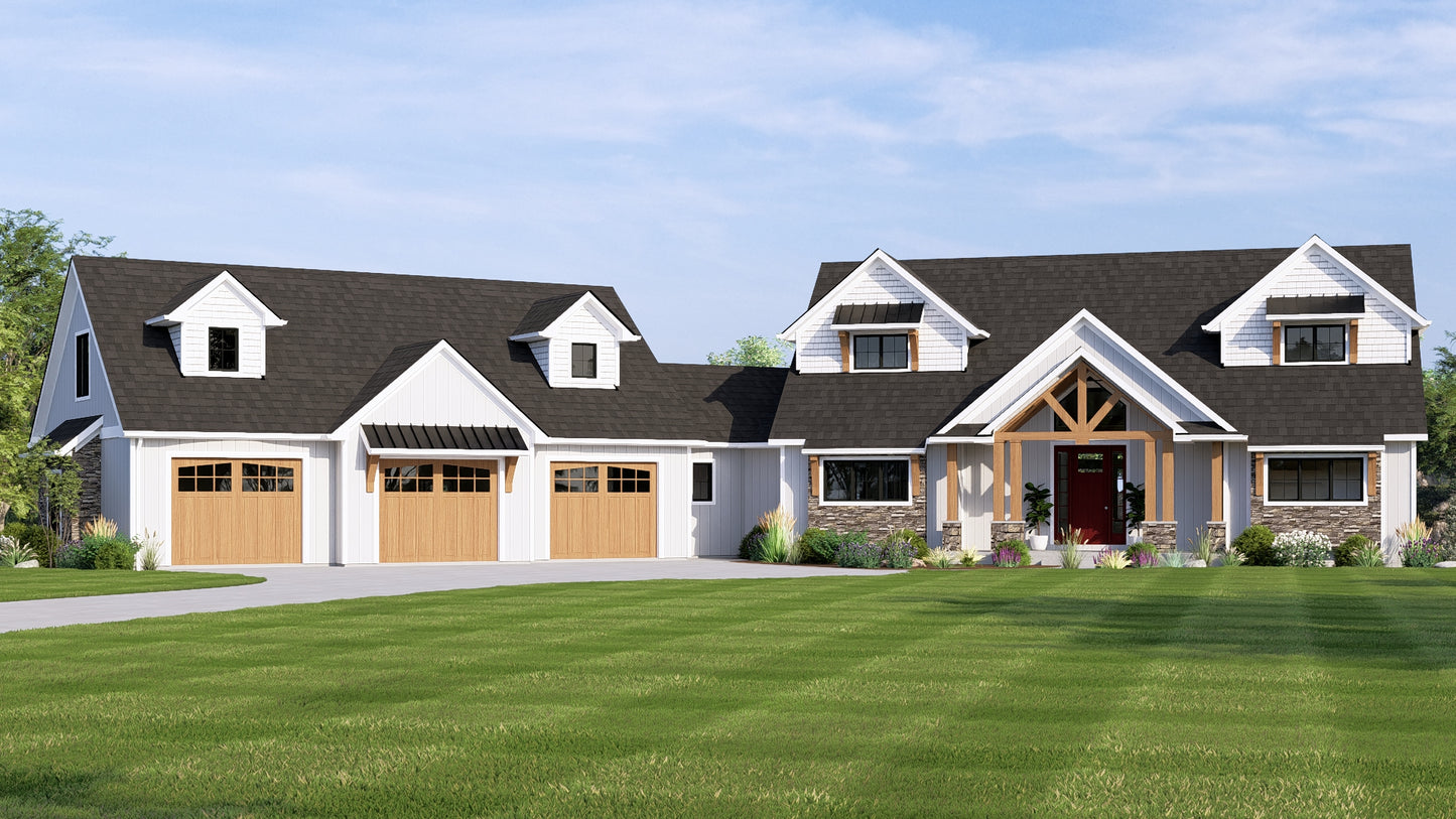 BG-20115 Tommy Barndominium House Plan