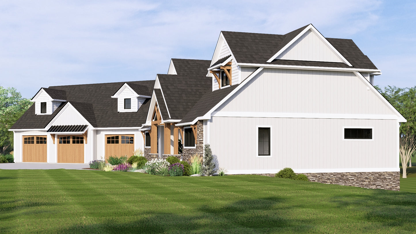 BG-20115 Tommy Barndominium House Plan