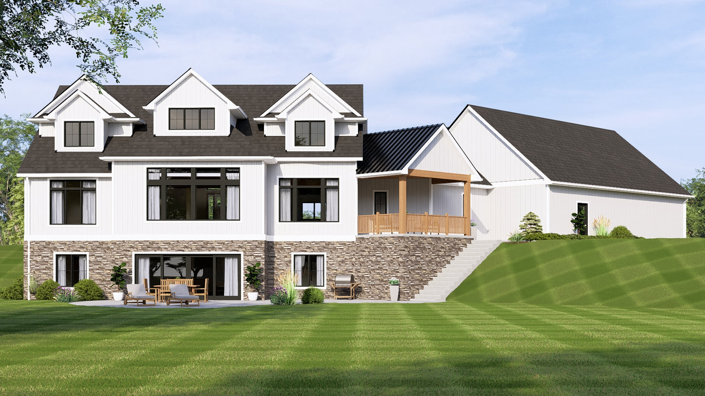 BG-20115 Tommy Barndominium House Plan