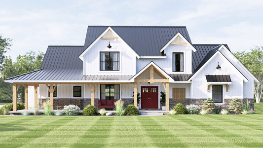 BG-20116 Blaine Barndominium House Plan