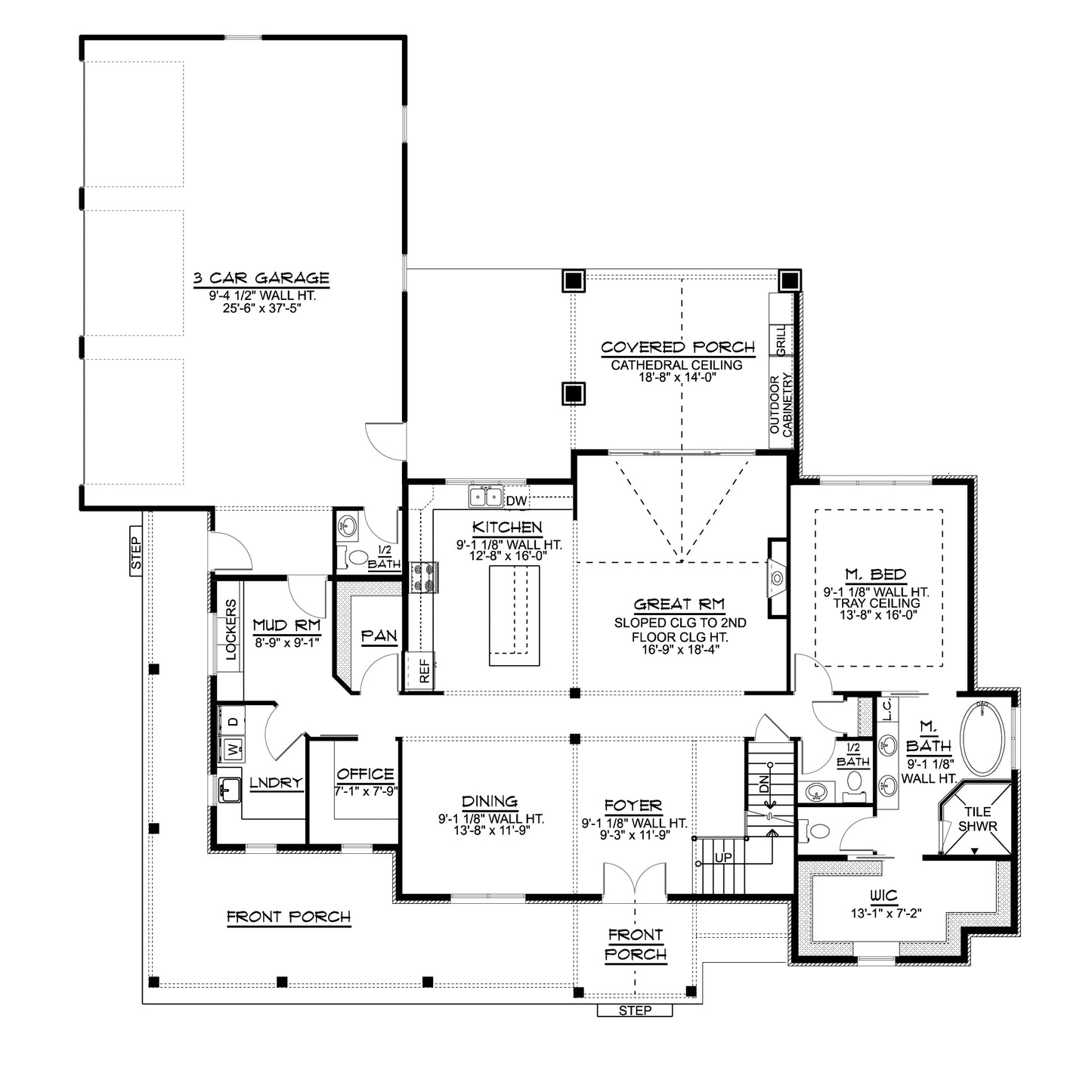 BG-20116 Blaine Barndominium House Plan