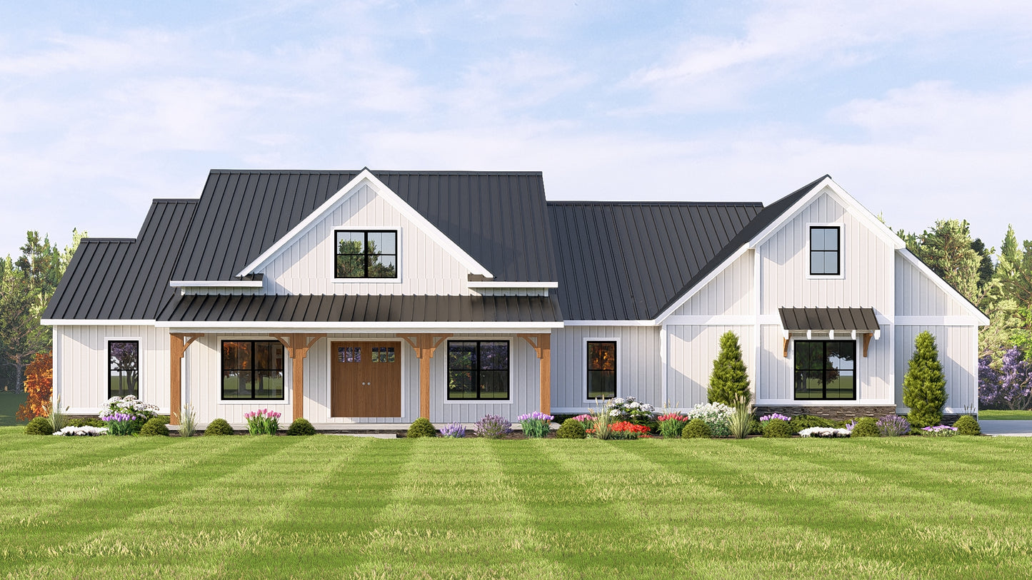 BG-20117 Foster Barndominium House Plan