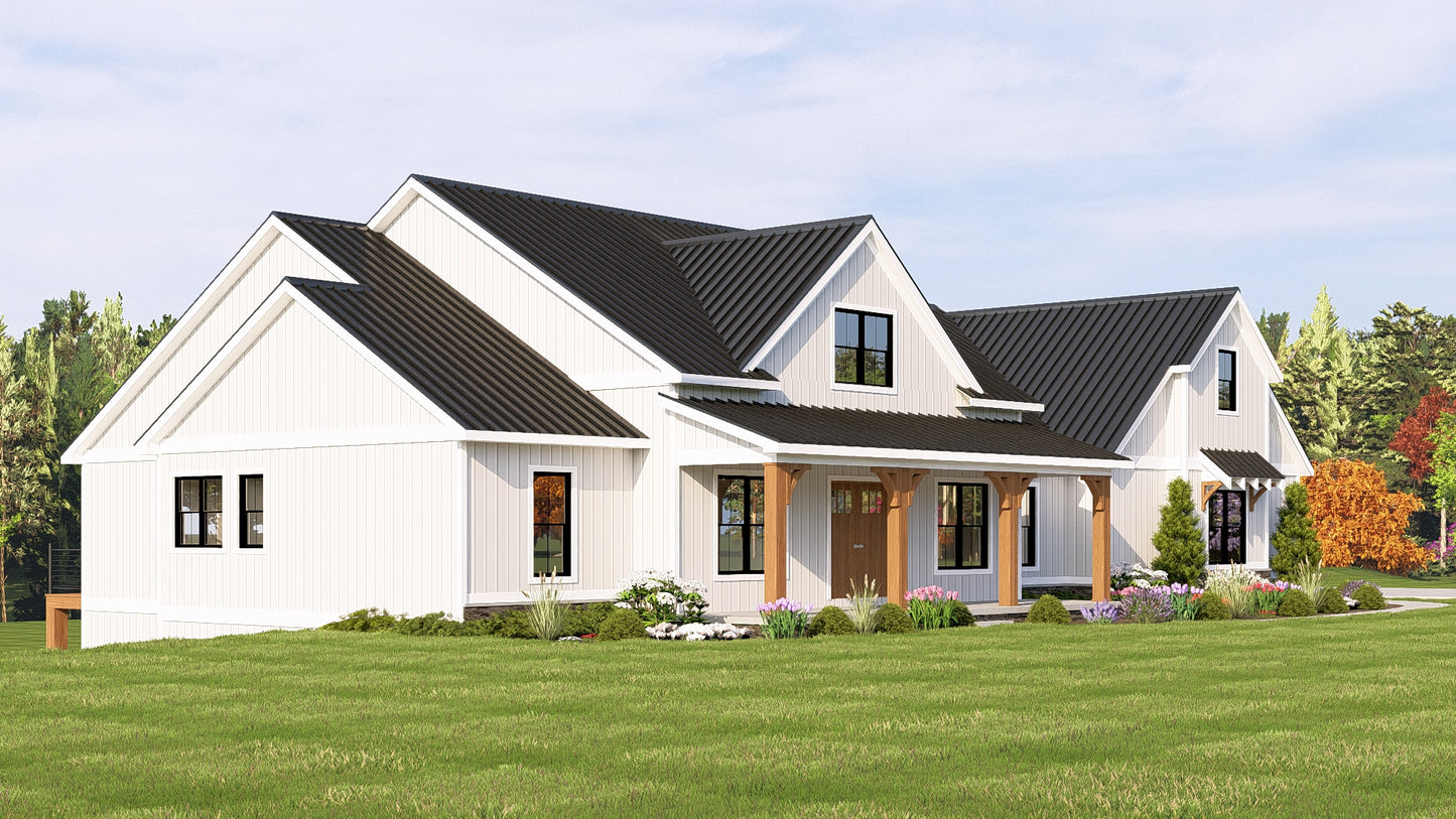 BG-20117 Foster Barndominium House Plan