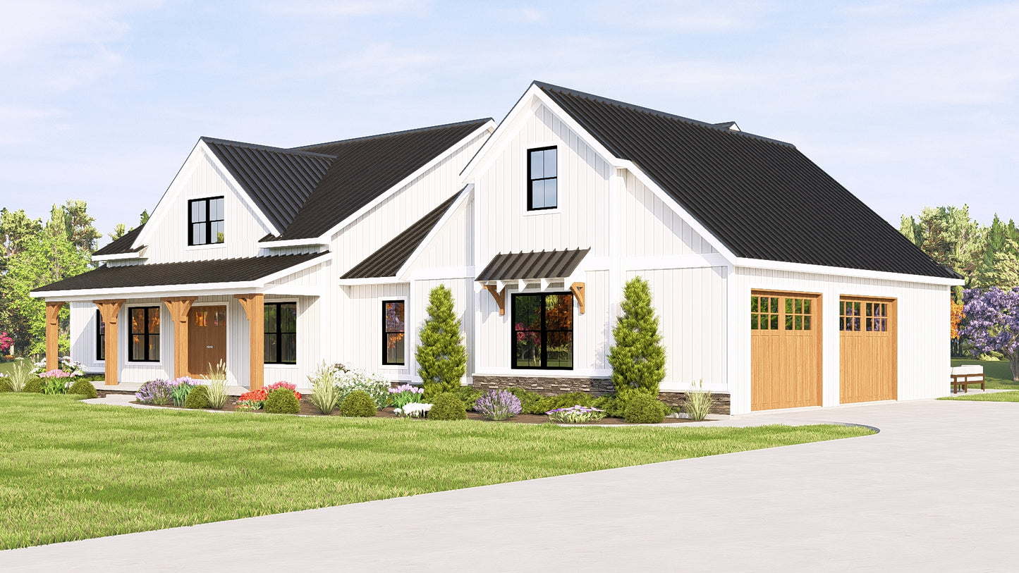 BG-20117 Foster Barndominium House Plan
