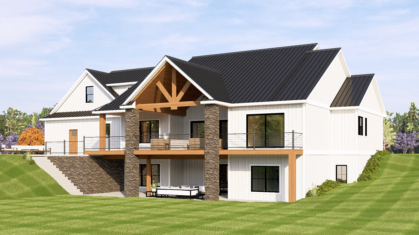 BG-20117 Foster Barndominium House Plan