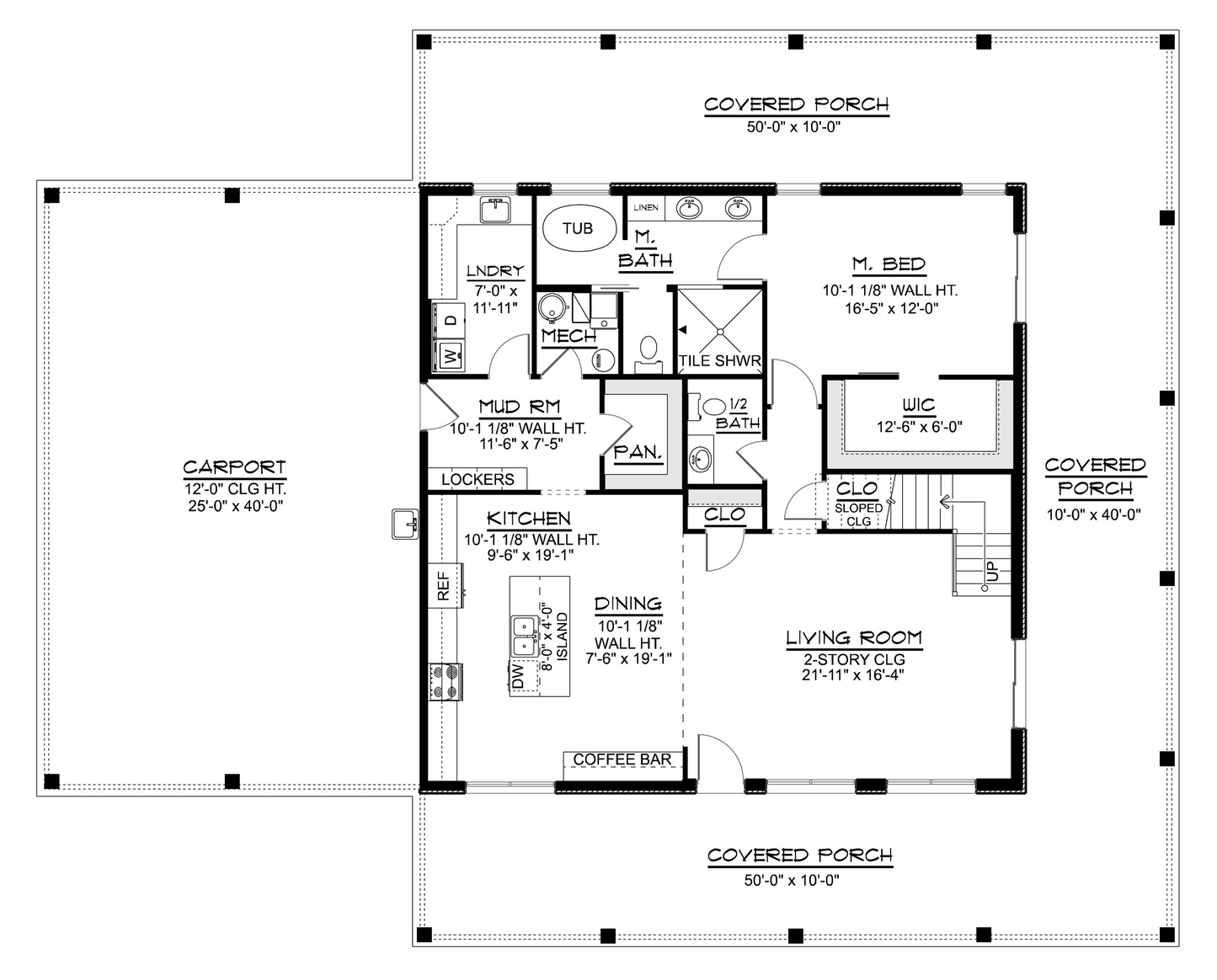 BG-20120 Morris Barndominium House Plan