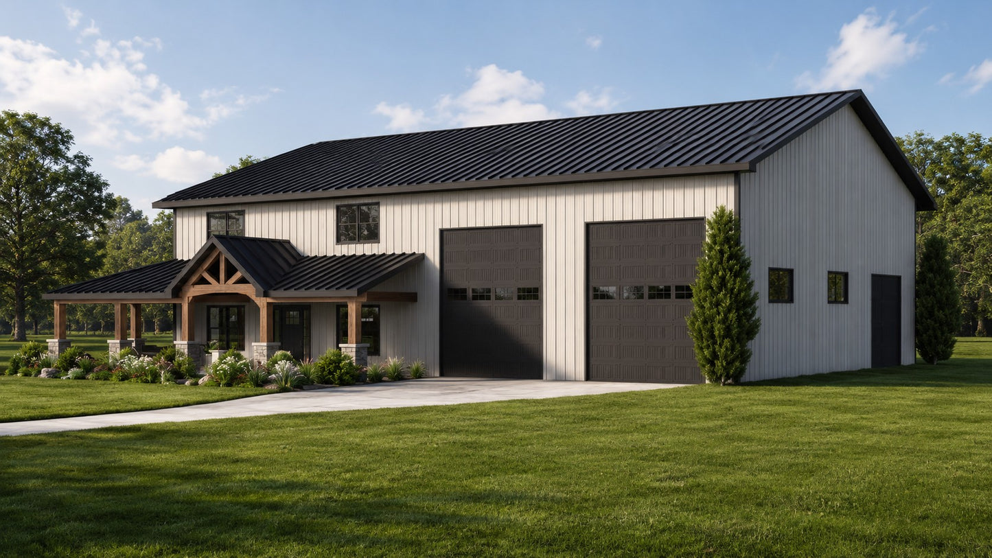 BG-20121 Eva Barndominium House Plan