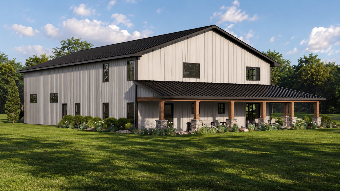 BG-20121 Eva Barndominium House Plan