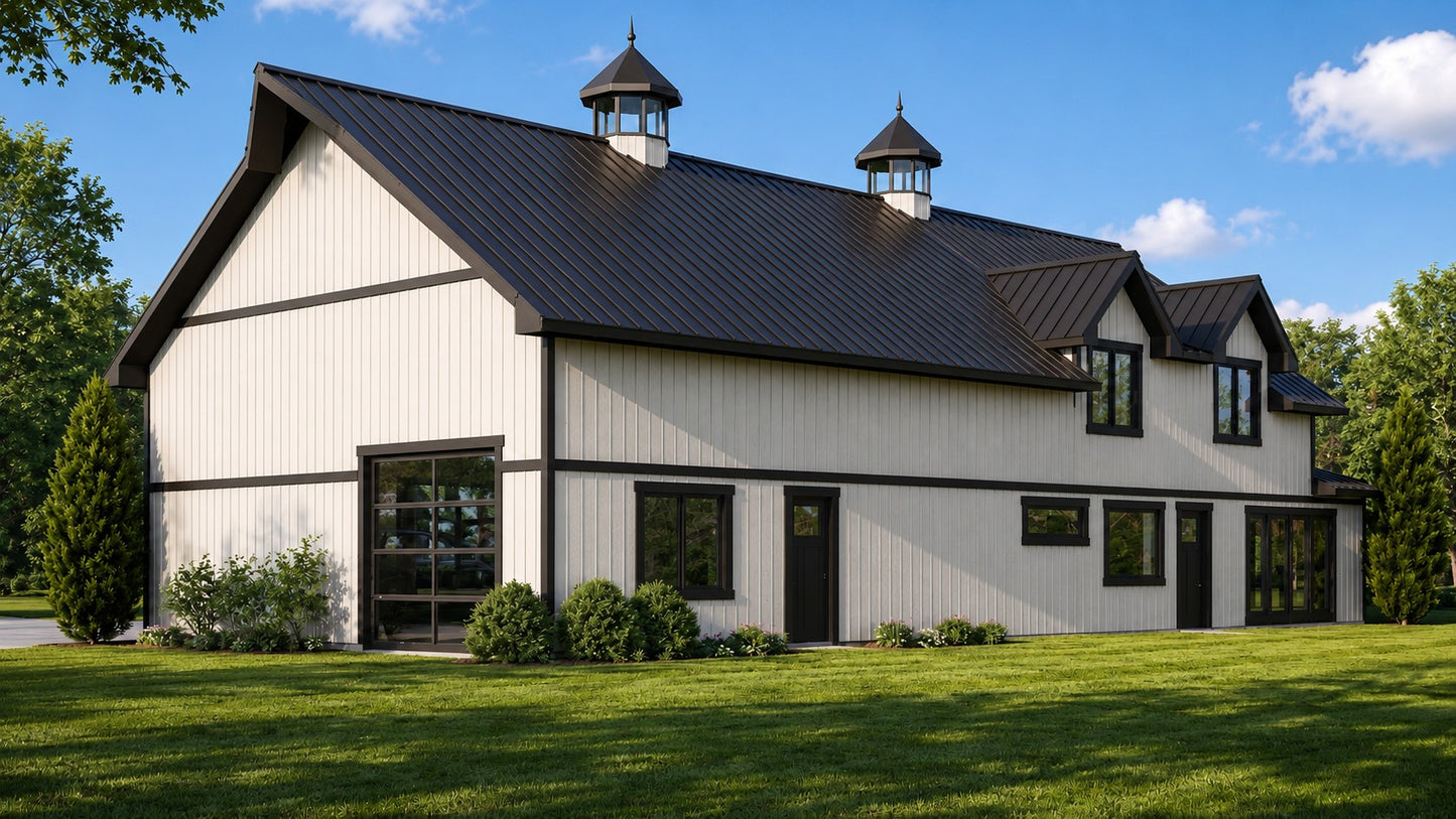 BG-20123 Melody Barndominium House Plan