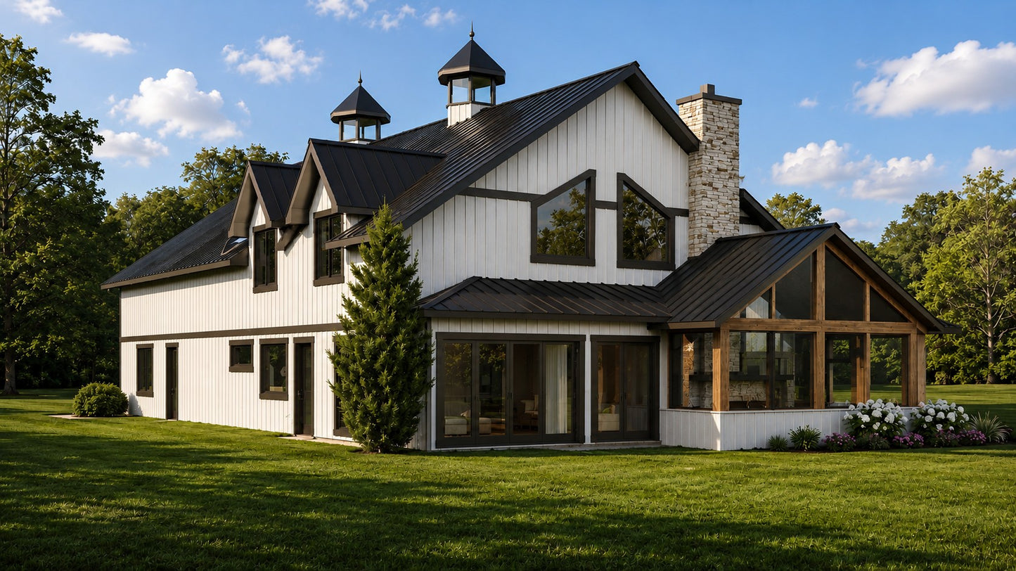 BG-20123 Melody Barndominium House Plan