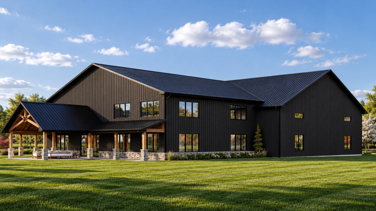 BG-20124 Maynard Barndominium House Plan