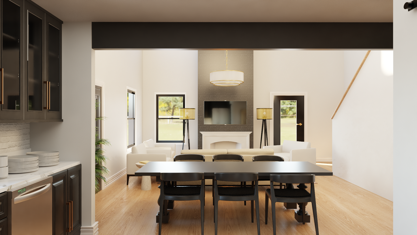 BG-20125 Tina Barndominium House Plan