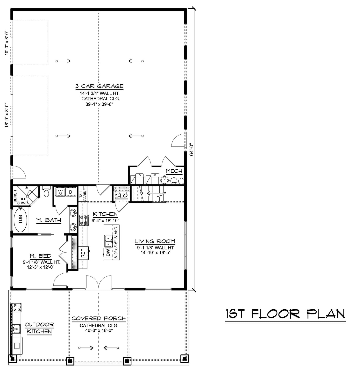 BG-20126 Carson Barndominium House Plan