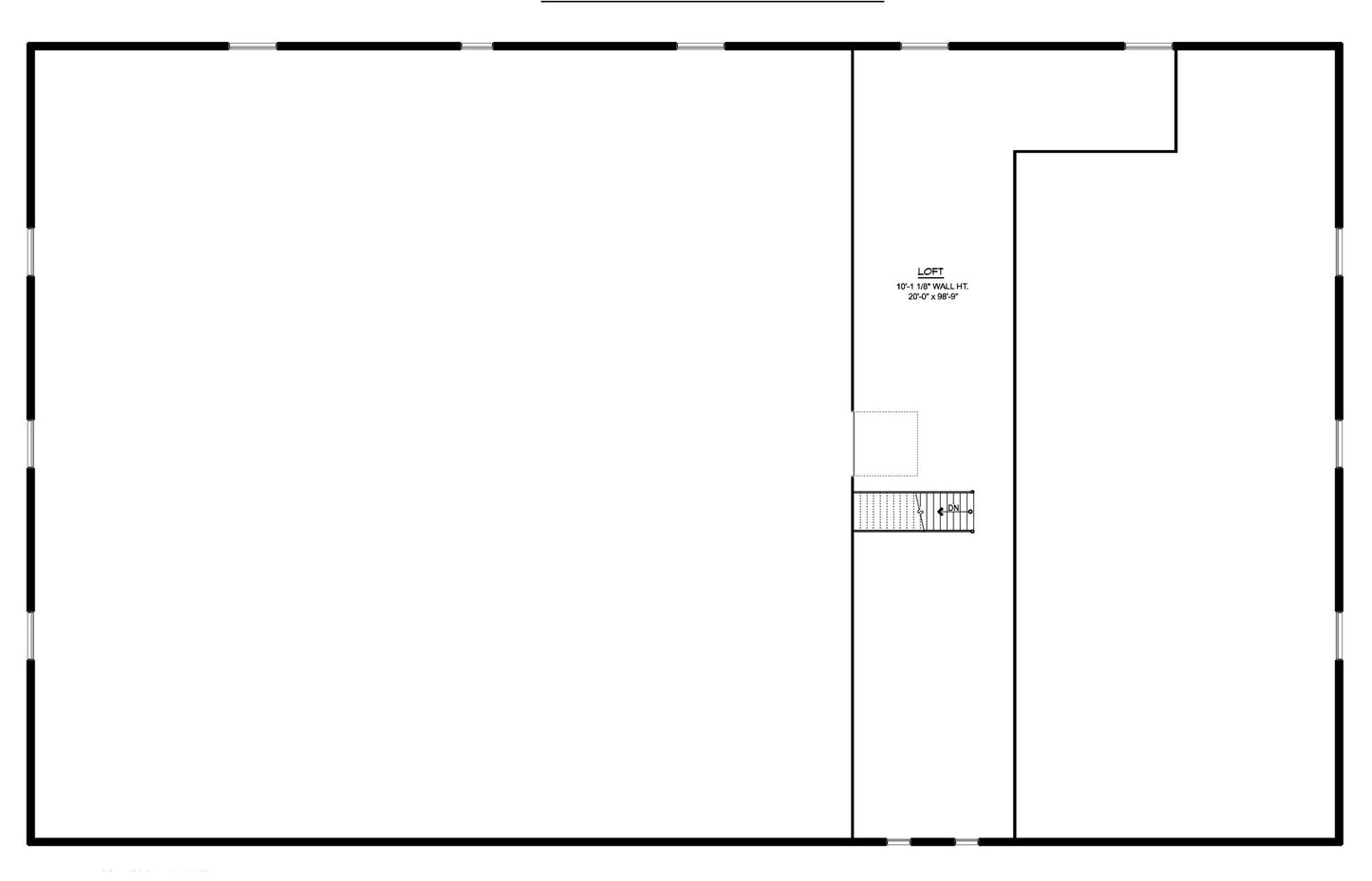 BG-20127 Adler barndominium floor plan