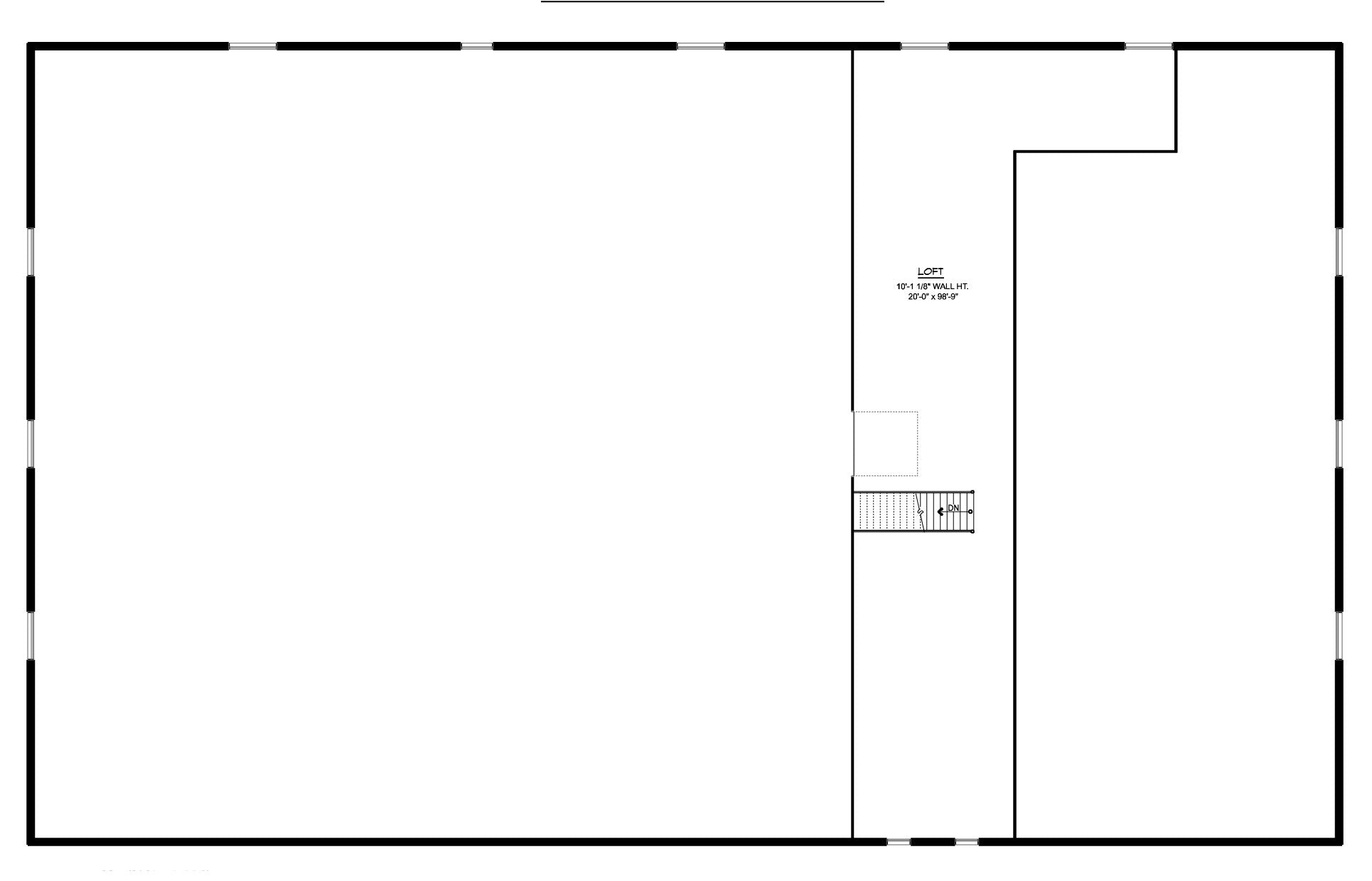 BG-20127 Adler barndominium floor plan