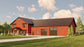 BG-20129 Bodie barndominium exterior rendering