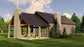 BG-20135 Juniper barndominium exterior rendering