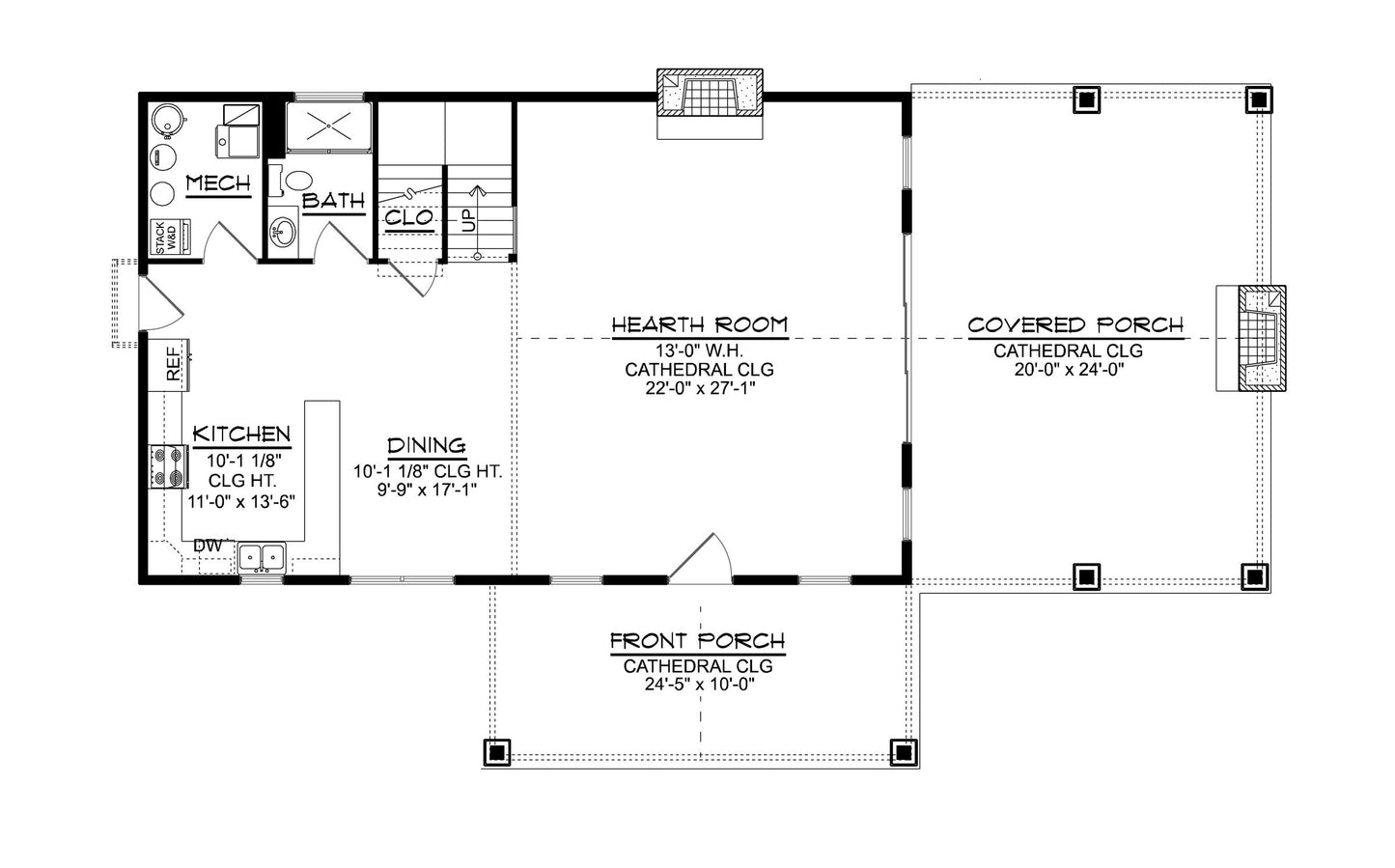 BG-20135 Juniper barndominium floor plan