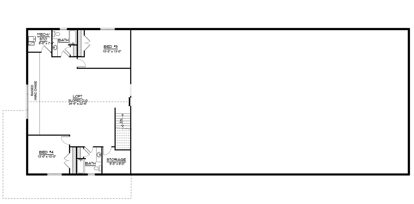 BG-20141 Pearson barndominium floor plan