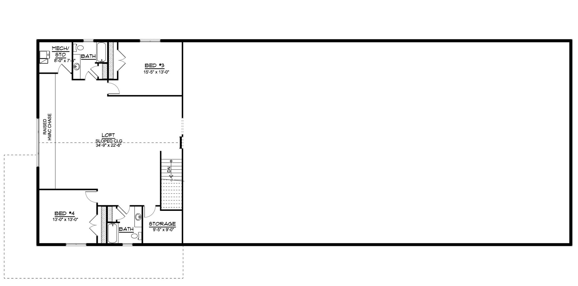 BG-20141 Pearson barndominium floor plan