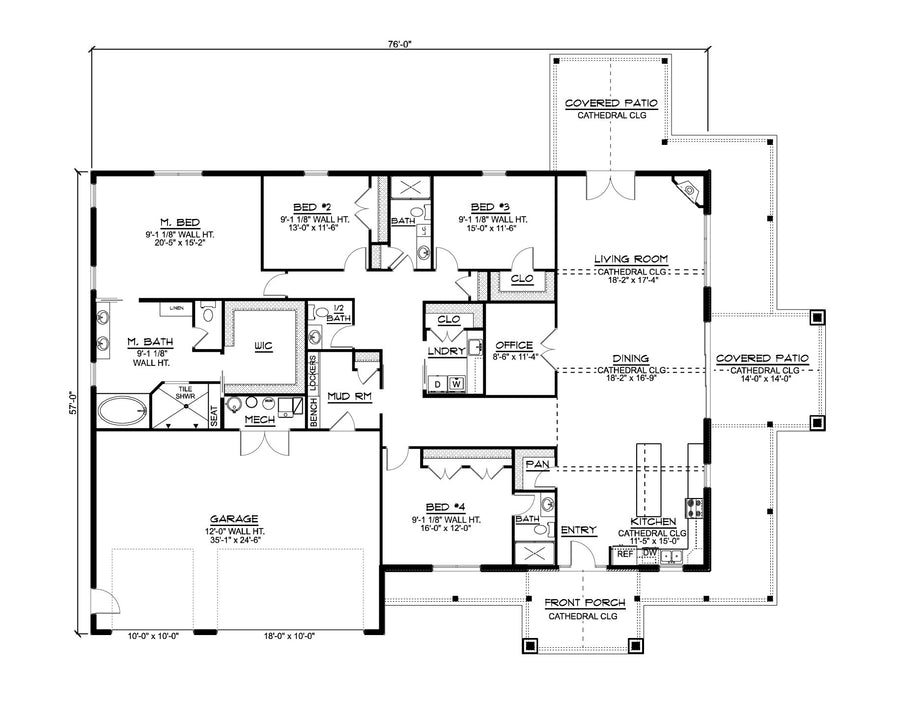 BG-20144 Sadie barndominium floor plan
