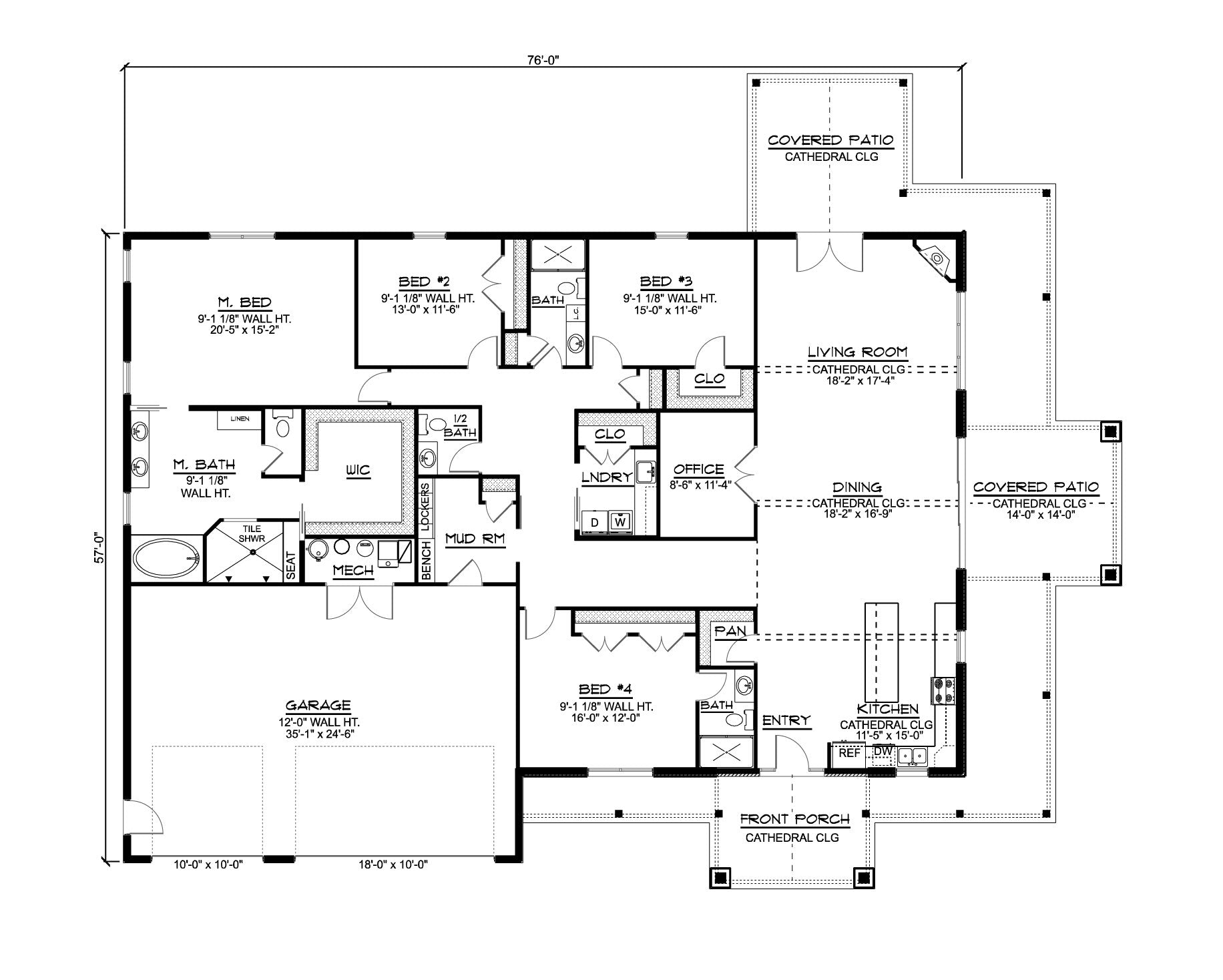 BG-20144 Sadie barndominium floor plan