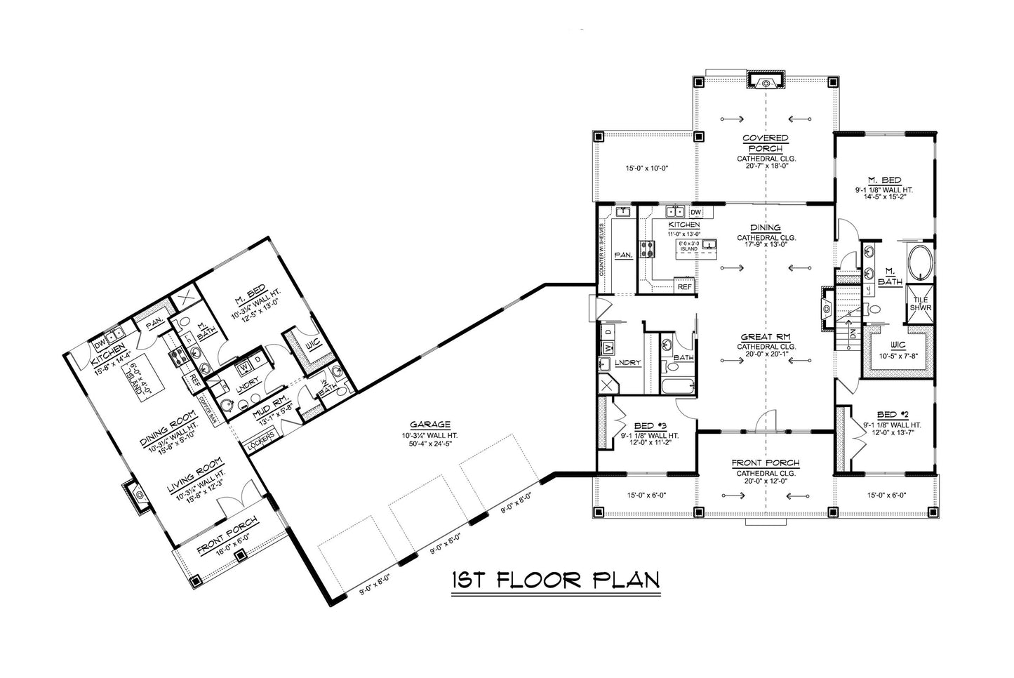 BG-20145 Sloane barndominium floor plan