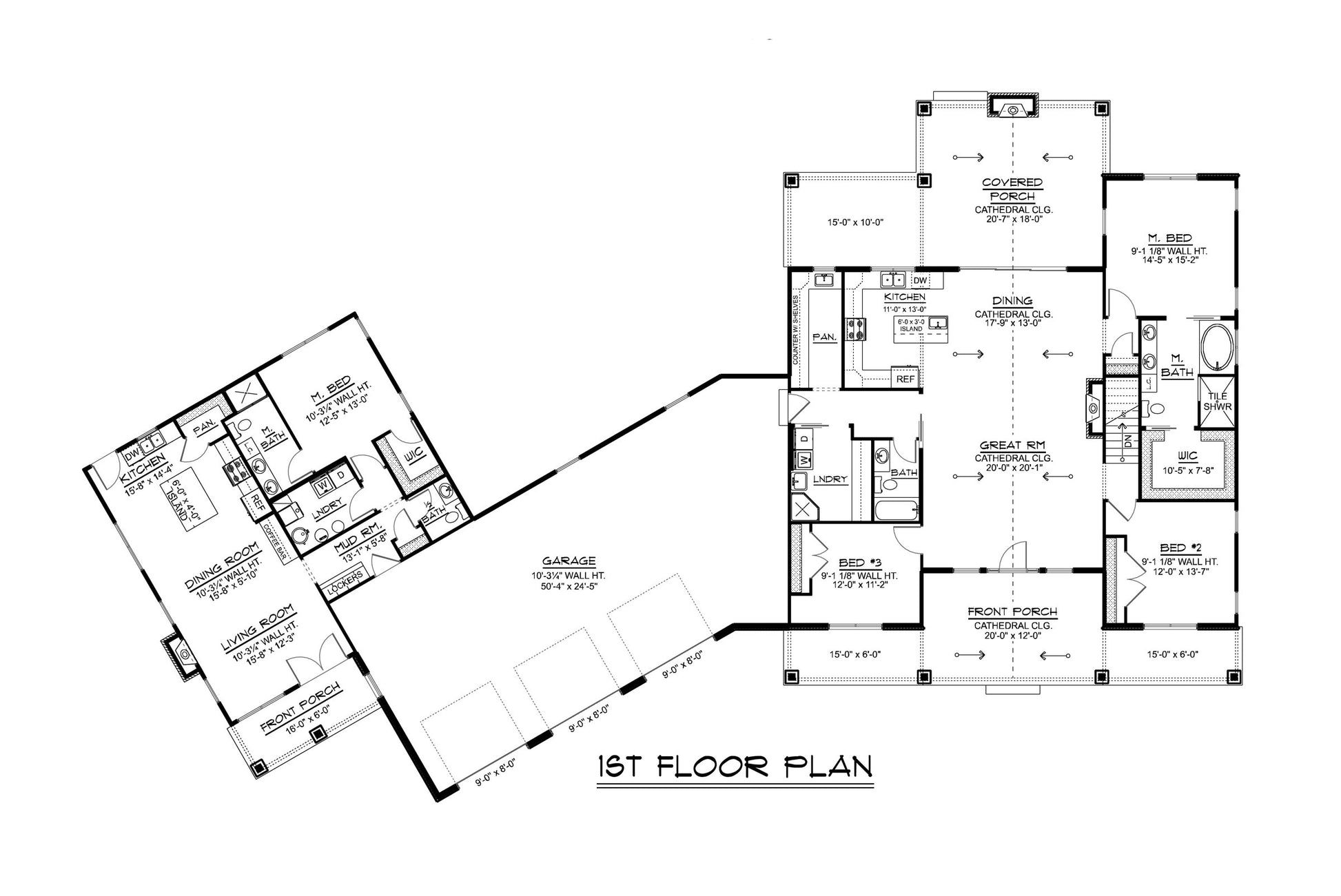 BG-20145 Sloane barndominium floor plan