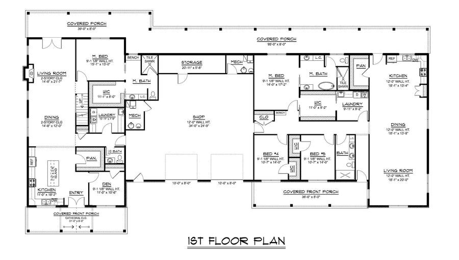 BG-20146 Thea barndominium floor plan