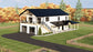 BG-20147 Wells barndominium exterior rendering