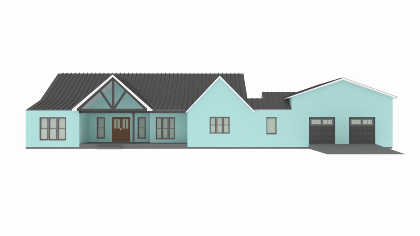 BP-2001-M Matthew Barndominium House Plan